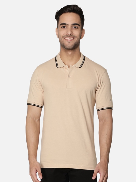 

Callino London Men Beige Polo Collar T-shirt