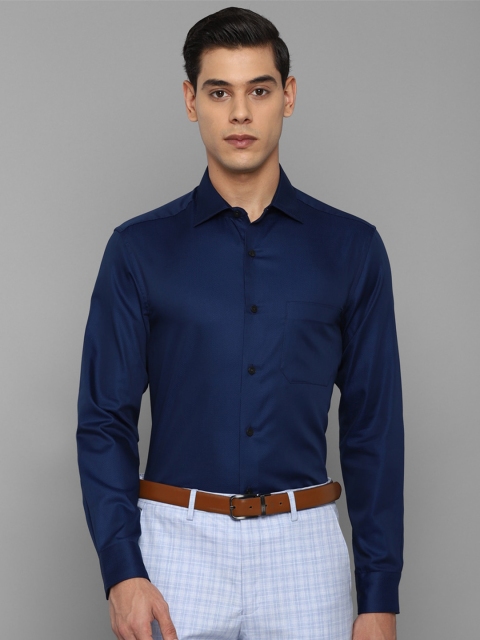 

Louis Philippe Men Navy Blue Formal Shirt