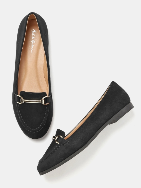 

Mast & Harbour Women Black Loafers