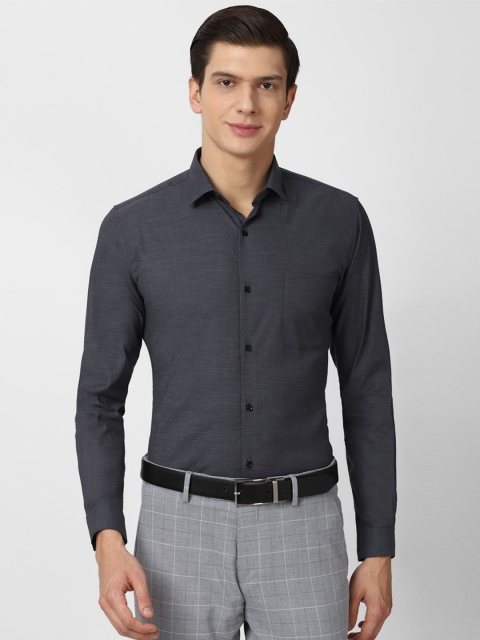 

Peter England Men Grey Slim Fit Formal Shirt