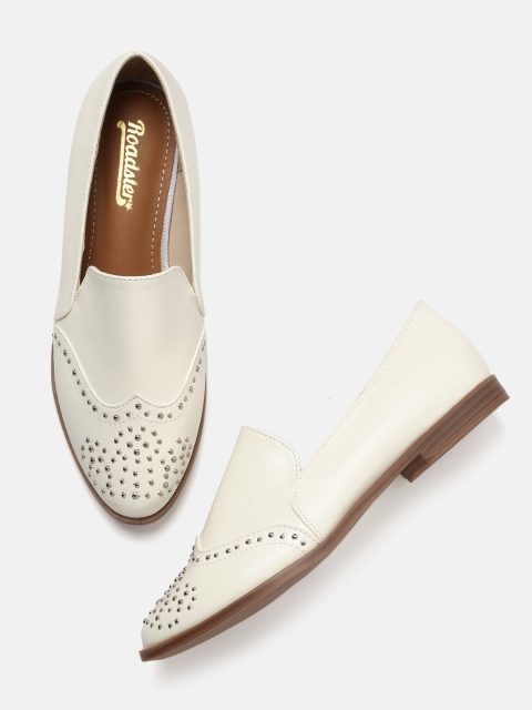 

Roadster Women White Loafers
