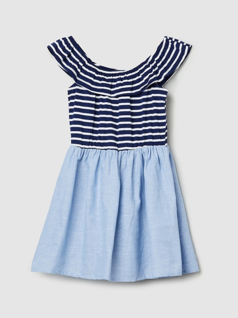 

max Blue Striped Dress