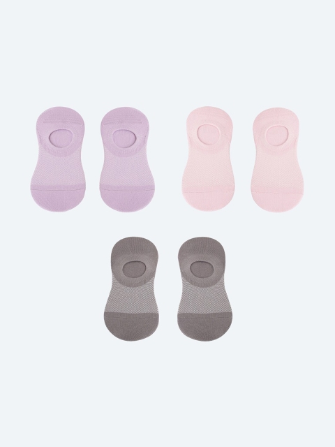 

max Women Women Pack Of 3 Assorted Ankle-Length Cotton Socks, Multi