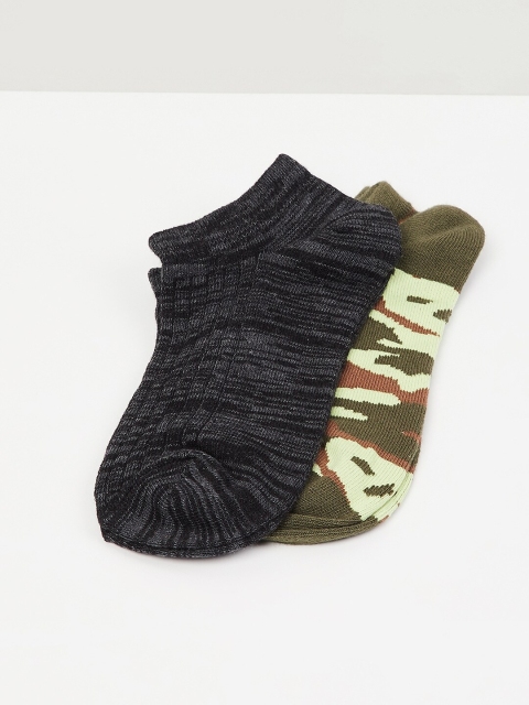 

max Boys Pack Of 3 Assorted Cotton Ankle-Length Socks