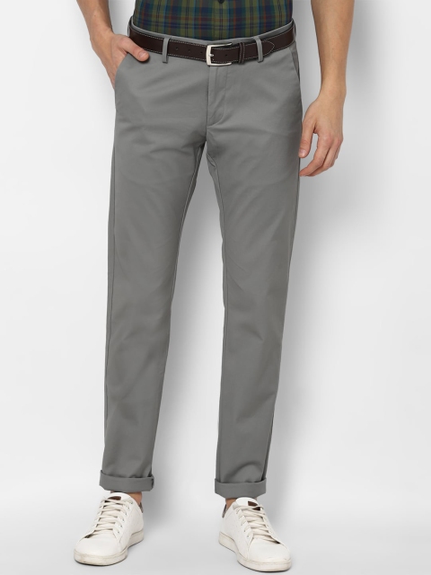 

Allen Solly Men Grey Slim Fit Trousers