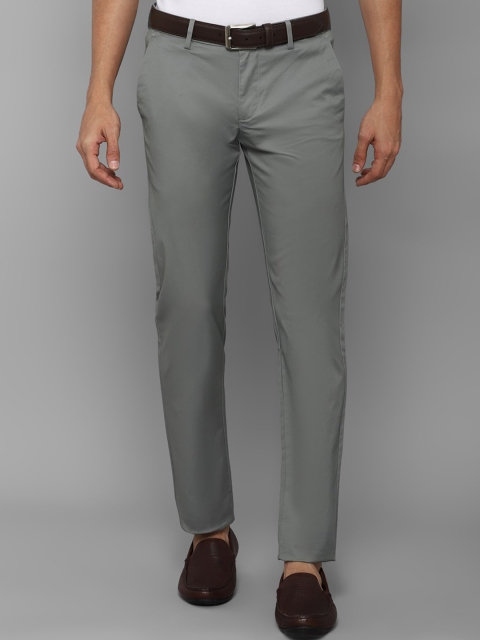 

Allen Solly Men Grey Slim Fit Trousers