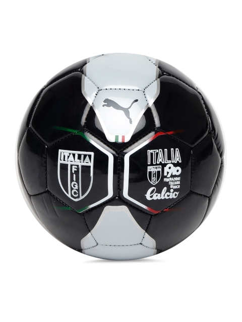 

Puma Black & Grey Colourblocked Italia Fan Ball Mini Football