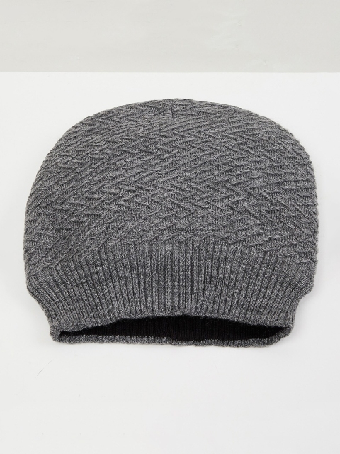 

max Men Grey Beanie