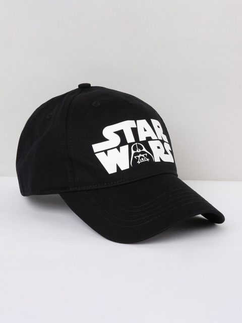 

max Men Black & White Printed Baseball Cap