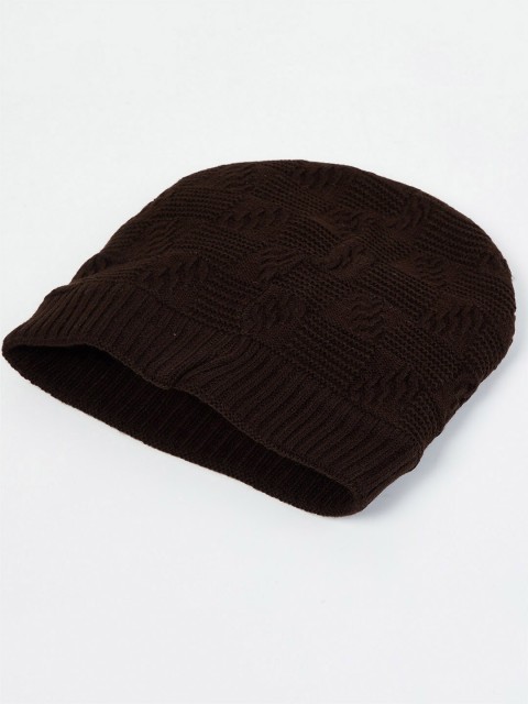 

max Men Brown Beanie