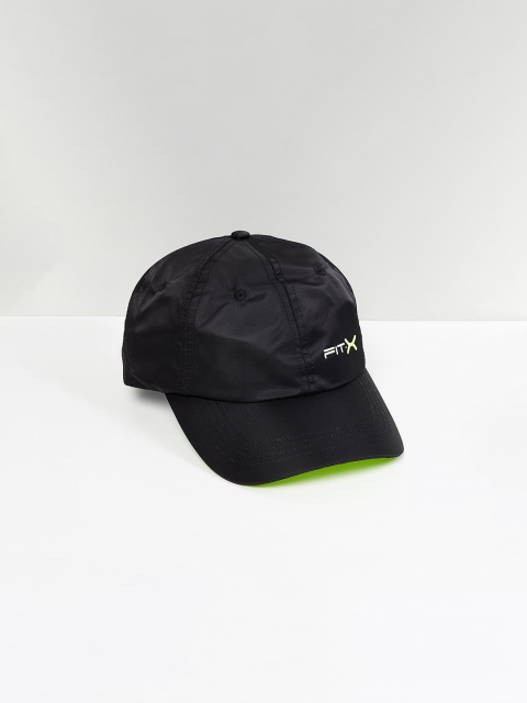 

max Men Black Solid Casual Baseball Cap