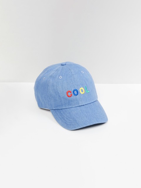 

max Boys Blue Embroidered Casual Baseball Cap