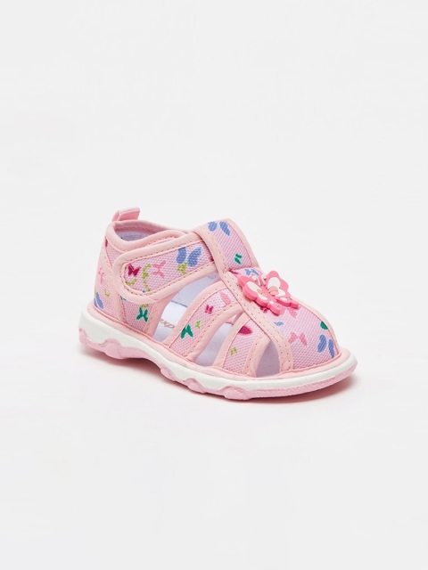 

shoexpress Girls Pink PU Gladiators Sandals