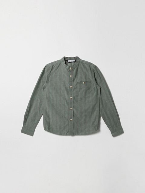 

Fame Forever by Lifestyle Boys Olive Green Casual Shirt