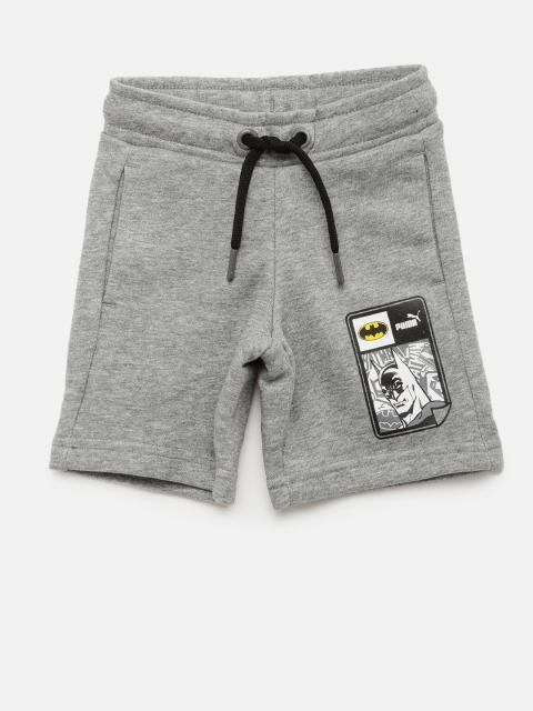 

Puma Boys Grey Melange Style Batman Bermuda Shorts