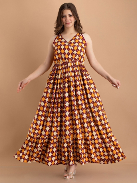 

DAEVISH Yellow Liva Maxi Dress