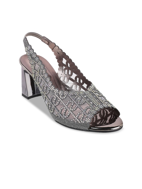 

Metro Grey Block Peep Toes