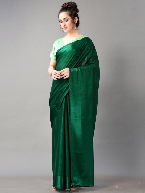 

HRITIKA Green Saree