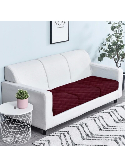 

Cortina Maroon Set of 6 Sofa Covers