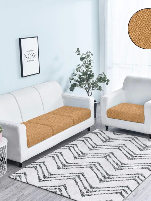

Cortina Beige Jacquard Single Seater Sofa Covers