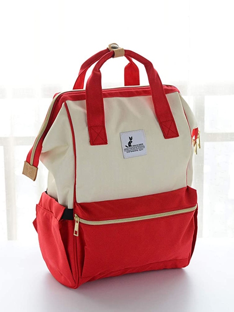 

SYGA Kids Red & Cream-coloured Diaper Bag