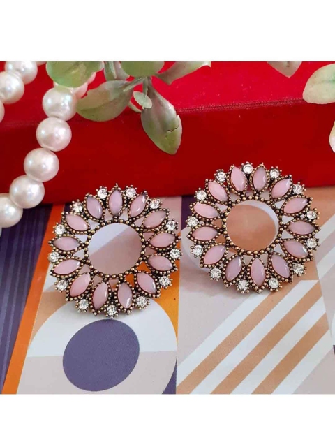 

RICH AND FAMOUS Multicoloured Contemporary Studs Earrings, Multi