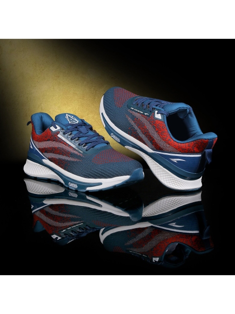 

ASIAN Men Turquoise Blue Mesh Running Non-Marking Shoes