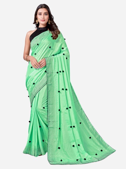 

Satrani Green & Black Saree