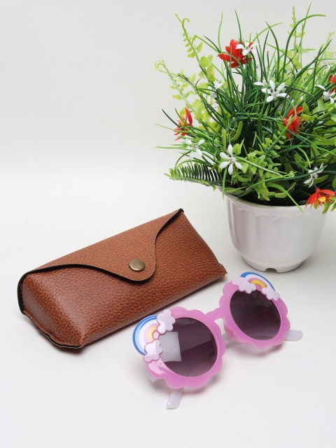 

FROGGY Unisex Kids Grey Lens & Pink Other Sunglasses with UV Protected Lens