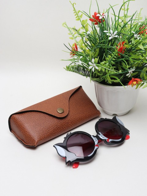 

FROGGY Kids Grey Lens & Black Round Sunglasses with UV Protected Lens FG-3008-01