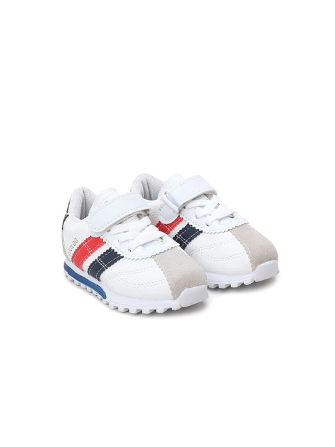 

Hopscotch Unisex Kids Blue Colourblocked PU Sneakers