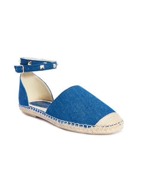 

Truffle Collection Women Blue Espadrille Flats
