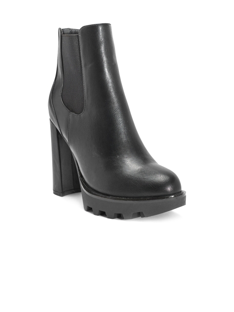 

Truffle Collection Women Black Heeled Boots