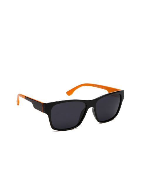 

Daniel Klein Men Rectangular Sunglasses DK3004-COL 1, Black