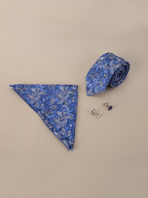 

ELLIS Men Blue Printed Accessory Gift Set
