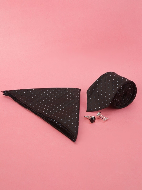 

ELLIS Men Black Printed Accessory Gift Set