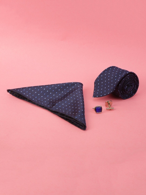 

ELLIS Men Blue Printed Accessory Gift Set