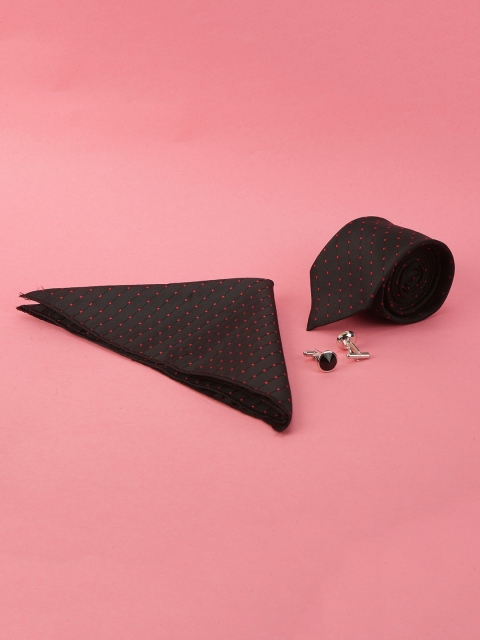 

ELLIS Men Black & Red Printed Accessory Gift Set
