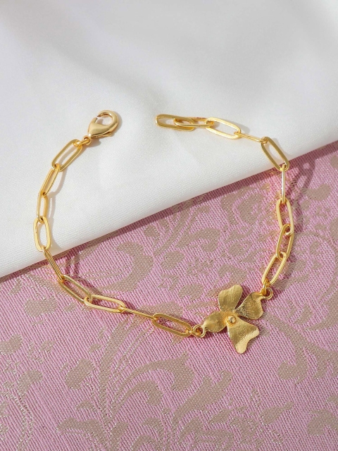 

Pipa Bella Women Brass Gold-Plated Link Bracelet