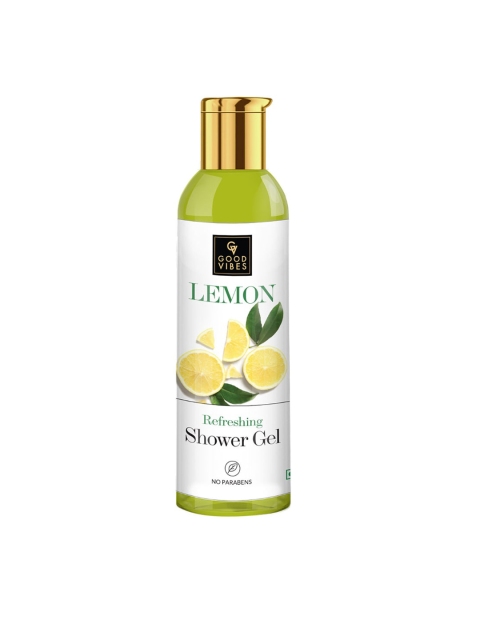 

Good Vibes Lemon Refreshing Shower Gel - 200 ml, Yellow