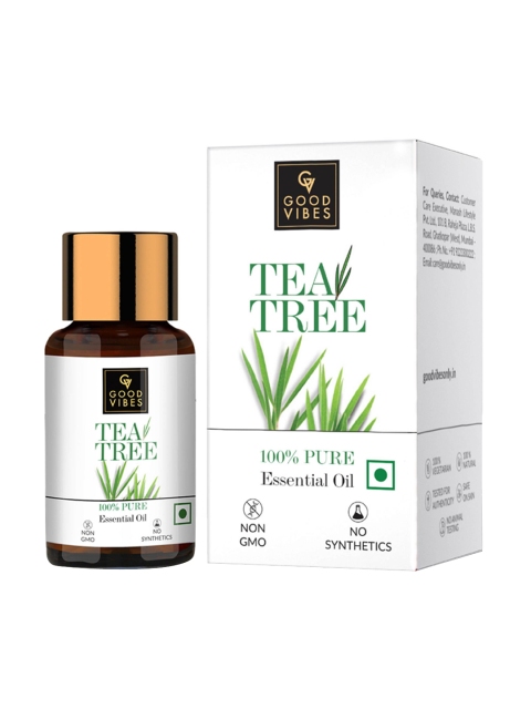 

Good Vibes 100% Pure Tea Tree Essential Oil - 10 ml, White