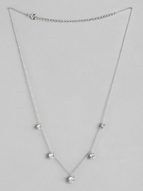

Zavya You are a Princess 925 Sterling Silver Rhodium-Plated Chain