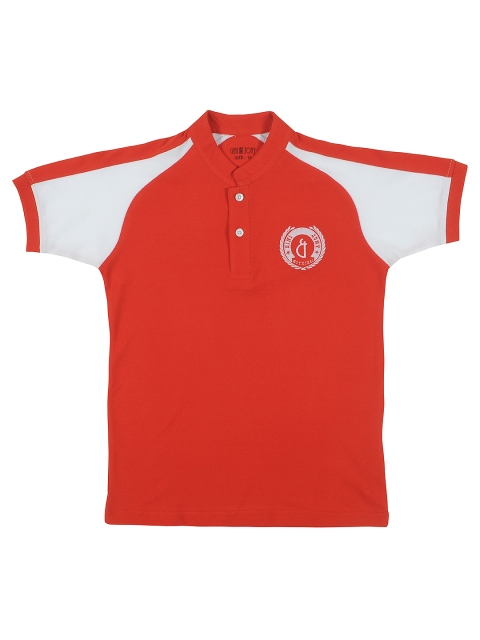 

Gini and Jony Boys Red & White T-shirt
