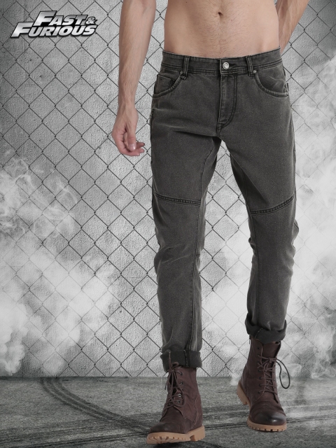 

Roadster Fast and Furious Men Black Skinny Fit Stretchable Jeans