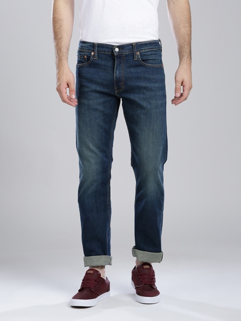 

Levis Men Blue 513 Slim Straight Fit Stretchable Jeans