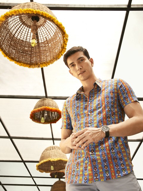 

Anouk Men Multicoloured Printed Casual Shirt, Multi
