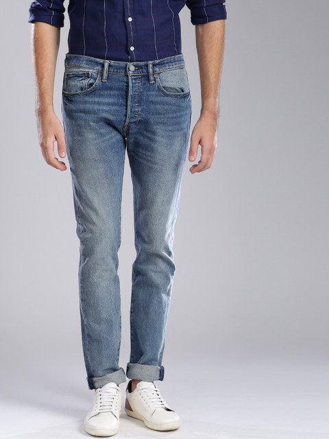 

Levis Men Blue Skinny Fit Stretchable Jeans 501