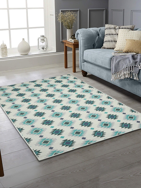 

Soumya Unisex Turquoise Blue Carpets