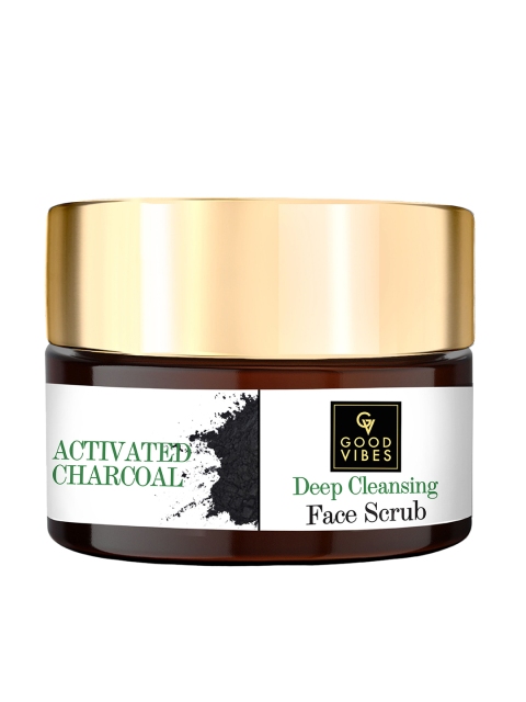 

Good Vibes Activated Charcoal Deep Cleansing Face Scrub 100 g, Na
