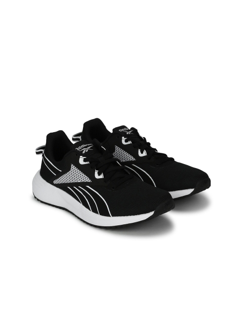 

Reebok Women Black Woven Design Lite Plus 3.0 Running Shoes